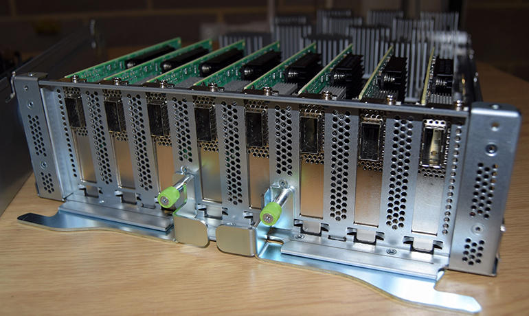 Nvidia DGX-2 PCIe tray