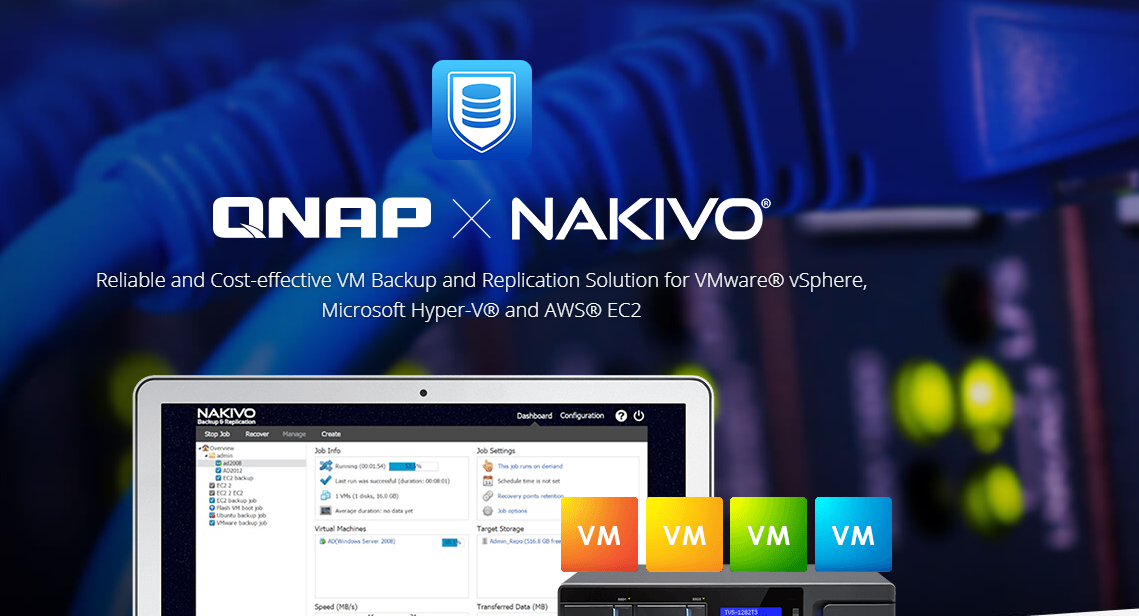 Giải pháp backup cloud lên thiết bị lưu trữ QNAP X NAKIVO