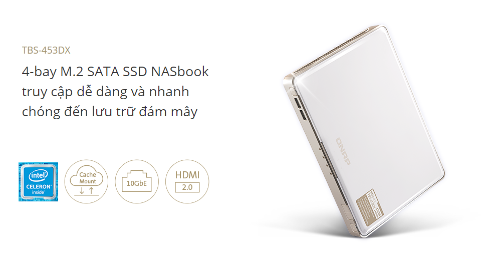 QNAP TBS-453DX M.2 SSD NASbook Hiện Đã Sẵn Sàng Đến Tay Người Dùng