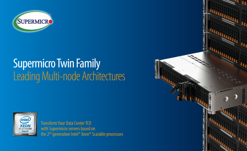 Giới thiệu hệ thống đa node Supermicro Twin-Pro Server 2029TP-HTR