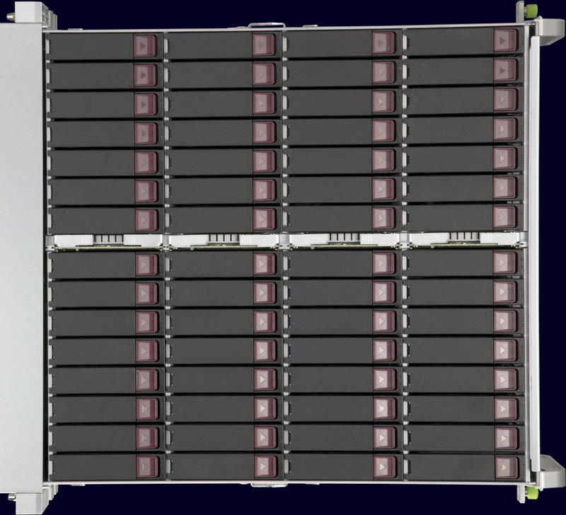 Supermicro SuperStorage SSG 6049SP DE1CR60 Khu vực ổ đĩa hàng đầu