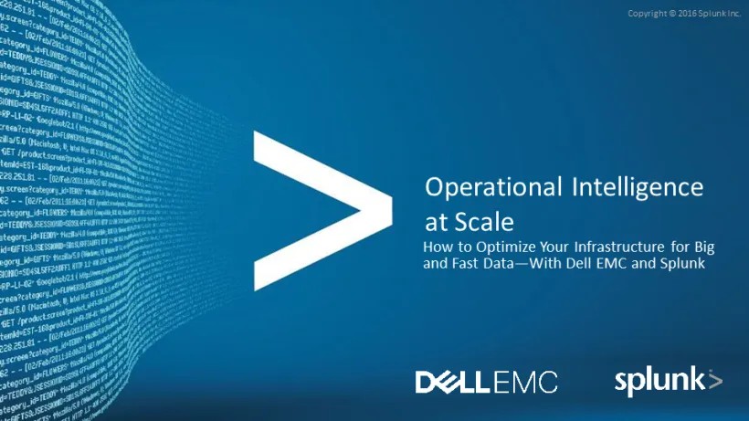Kiến trúc hệ thống của Dell EMC sẵn sàng cho nền tảng dữ liệu Splunk