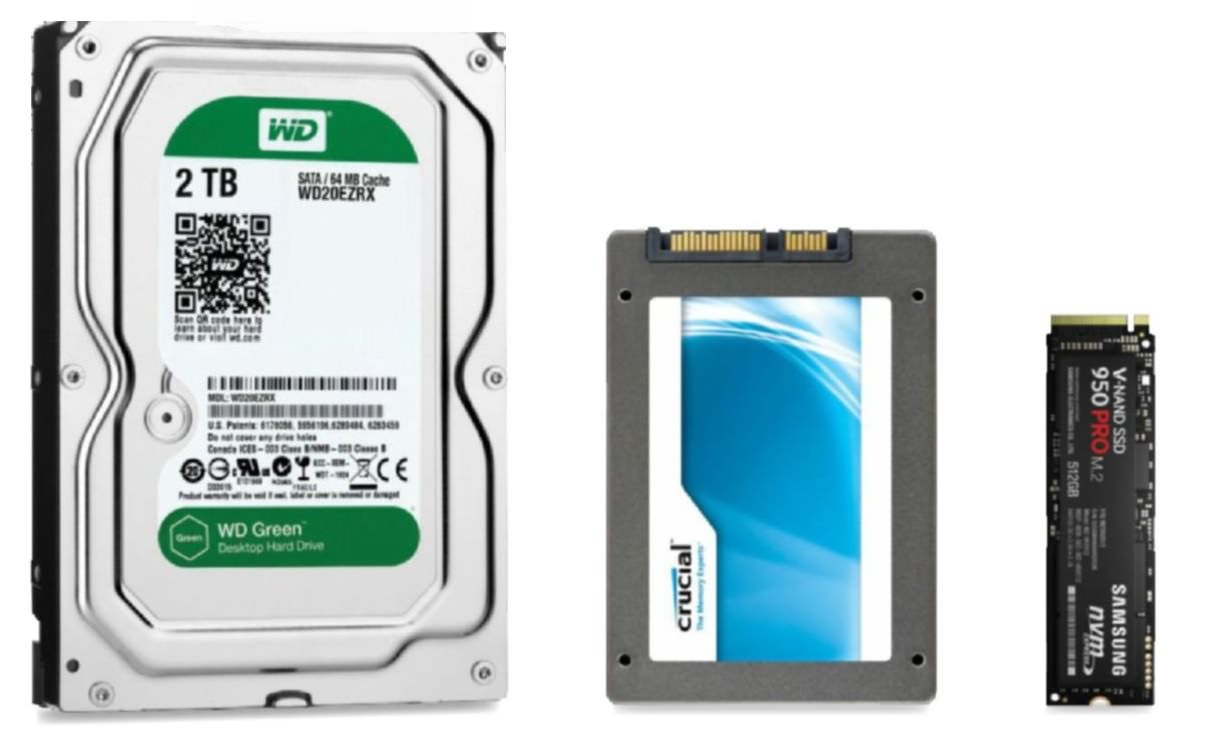 So sánh hiệu năng các loại ổ cứng: HDD vs SSD vs NVMe