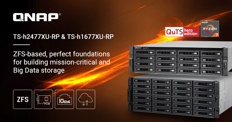 QNAP ra mắt NAS TS-h1677XU và TS-h2477XU mới: Nâng cao lưu trữ cho dòng sản phẩm TS-hx77XU