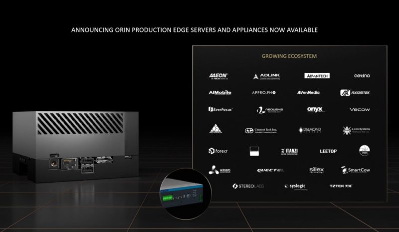 Máy chủ và thiết bị cạnh sản xuất NVIDIA Computex 2022 Jetson AGX Orin
