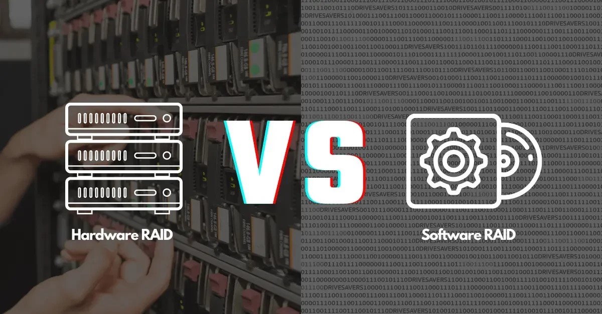 So sánh các khác biệt chính giữa RAID mềm và RAID cứng