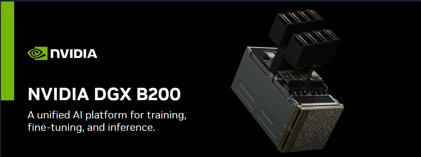 NVIDIA DGX B200: Nền tảng AI thống nhất cho Training, Fine-tuning và Inference AI