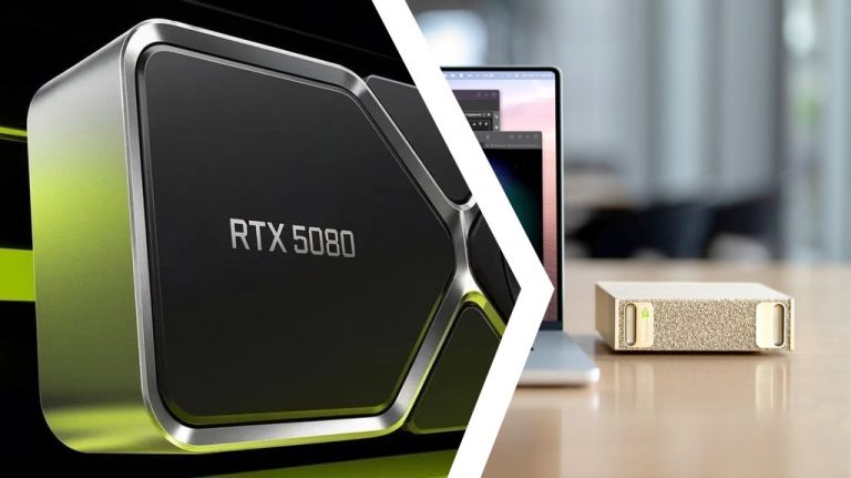 Thử so sánh máy tính DGX Spark và một PC cấu hình cao với GPU RTX 5080 ...