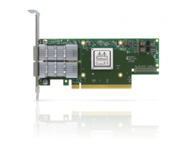 NVIDIA MCX653105A-HDAT-SP ConnectX-6 VPI Adapter Card HDR InfiniBand and 200GbE Single-Port QSFP56 PCIe 4.0 x16 Tall Bracket (-SP indicates Single Pack)