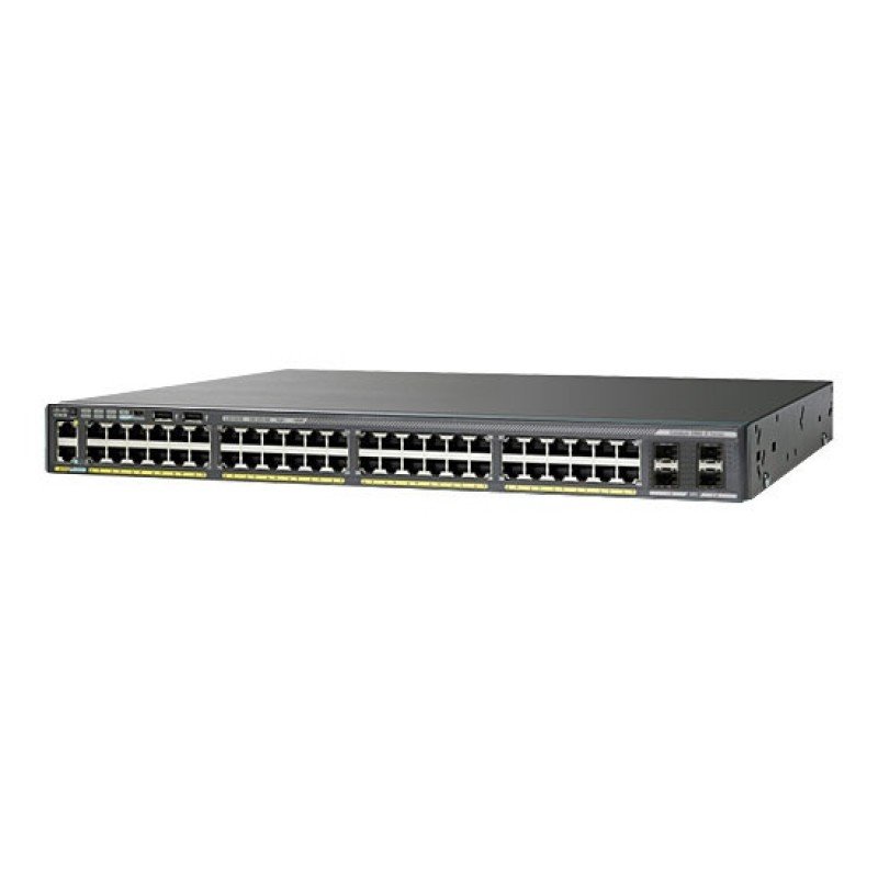 Switch Cisco Catalyst 2960-X WS-C2960X-48FPD-L - 48 Ports PoE 740W, 2x10G SFP+, LAN Base - Occasion