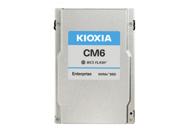 SSD Toshiba Kioxia CM6 3.84TB NVMe PCIe4x4 2.5"15mm SIE 1DWPD (KCM6XRUL3T84)