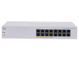 CBS110-16PP-EU Switch Cisco 16 Ports (8 support PoE with 64W power budget)