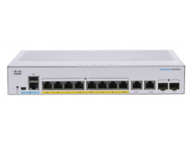 CBS350-8FP-E-2G-EU Cisco Business 350 Series 8 gigabit PoE+ ports, external power.
