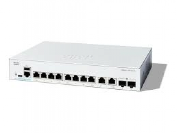 Switch Cisco Catalyst C1300-8T-E-2G 8-Ports GE, 2 Combo Uplink