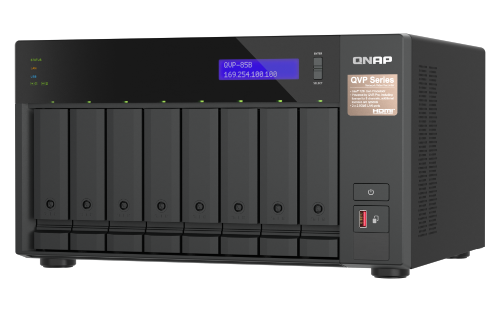 Thiết bị lưu trữ QNAP QVP-85B