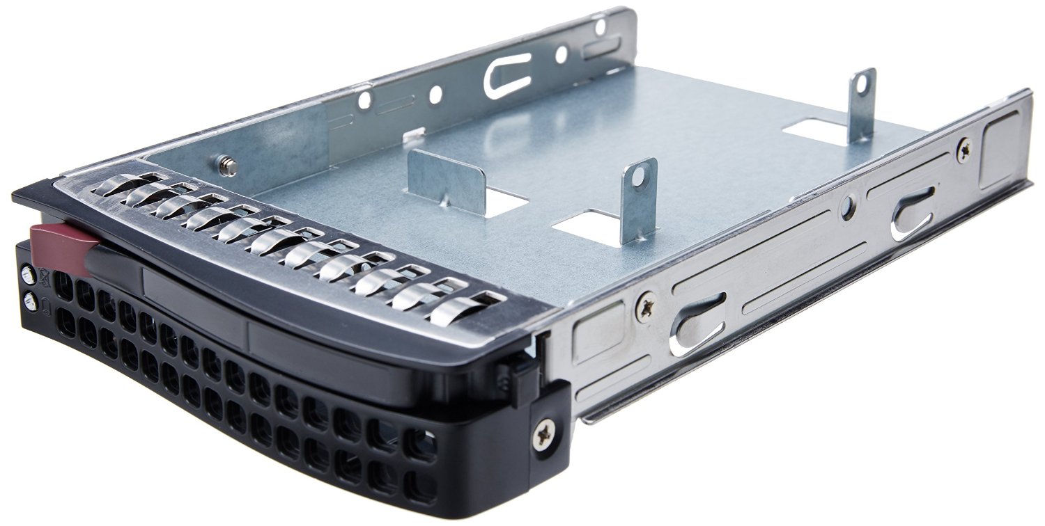 thumbnail image 2 of Supermicro MCP-220-00094-0B Microcloud Hot-Swap 3.5" Hard Drive Tray Caddy – Black, SAS/SATA I/II 2 of 2