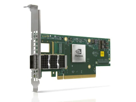 NVIDIA MCX653105A-ECAT-SP ConnectX-6 VPI Adapter Card HDR100 EDR InfiniBand and 100GbE Single-Port QSFP56 PCIe 3.0/4.0 x16 Tall Bracket (-SP indicates Single Pack)