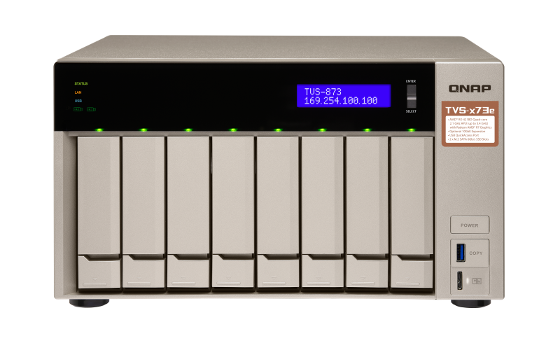 Thiết bị lưu trữ Qnap TVS-873e-4G