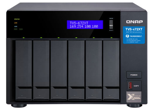 Thiết bị lưu trữ Qnap TVS-672X-i3-8G