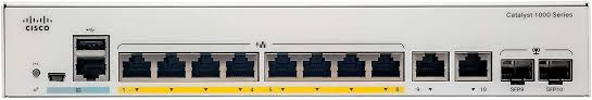 C1000-8P-2G-L Cisco Catalyst 1000 with 8 Ports PoE+ 67W, 2 GE Combo Uplink