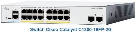 Switch Cisco C1300-16FP-2G 16x 10/100/1000 PoE+ 240W, 2 SFP Uplink